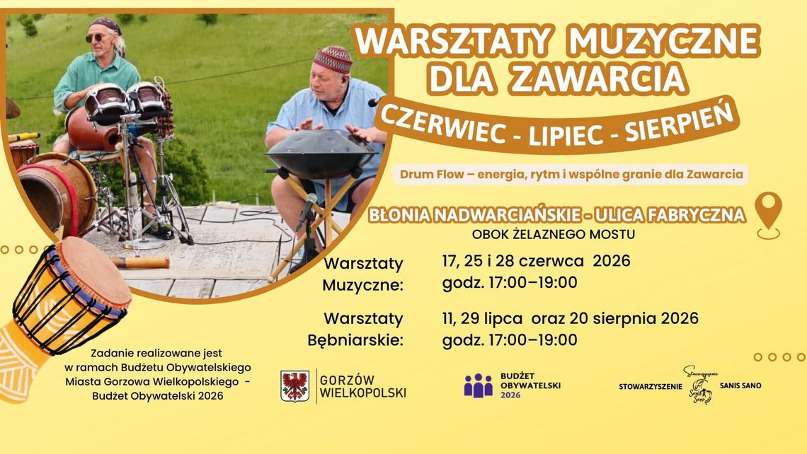 Warsztaty muzyczne dla Zawarcia – lato 2026 Warsztaty muzyczne dla Zawarcia – lato 2026