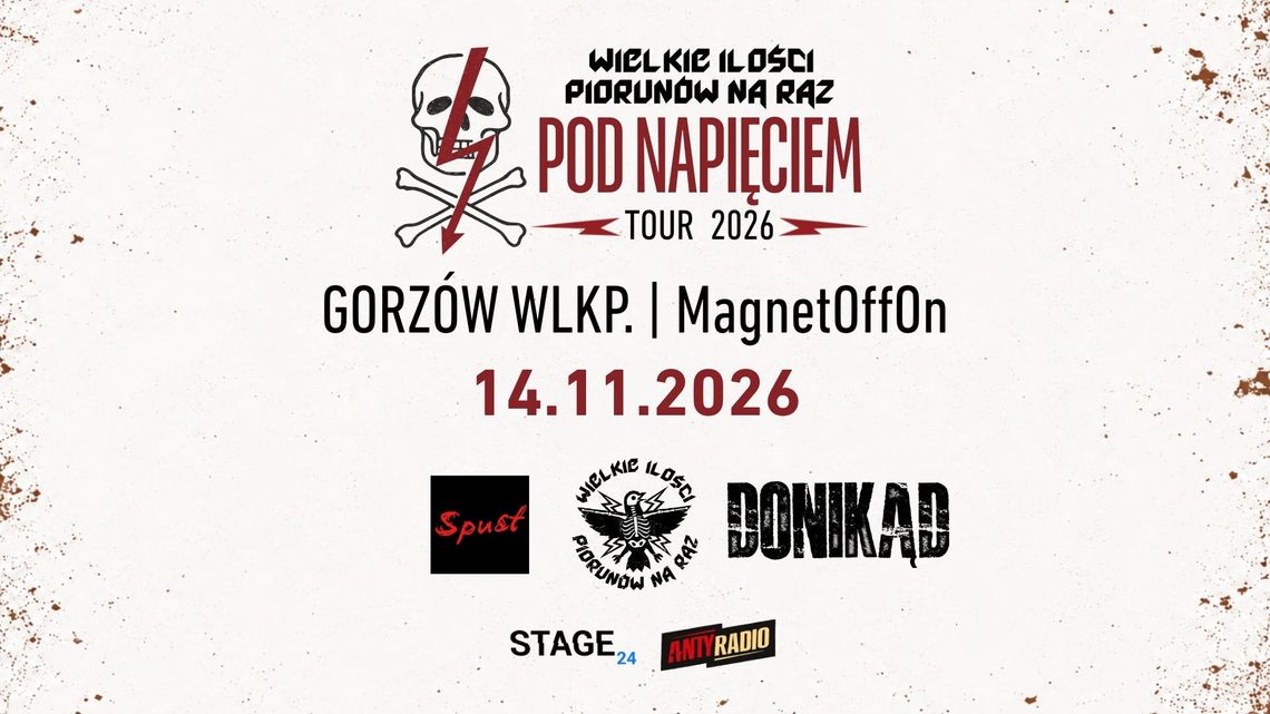 Wielkie Ilości Piorunów na Raz - Pod Napięciem Tour 2026 Wielkie Ilości Piorunów na Raz - Pod Napięciem Tour 2026
