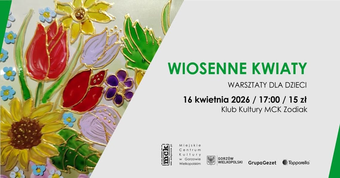 Wiosenne kwiaty - warsztaty dla dzieci