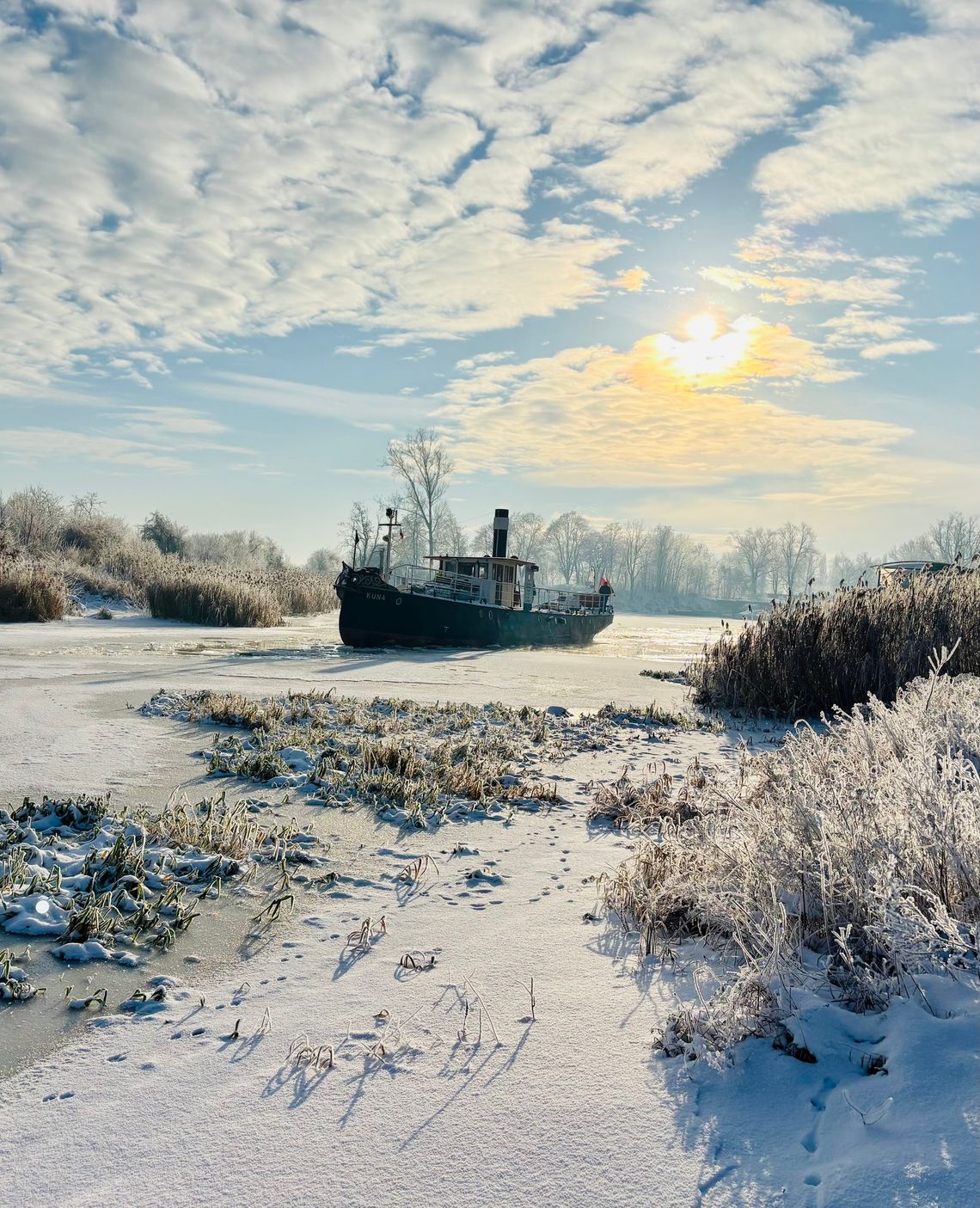 Zwiedzanie lodołamacza Kuna