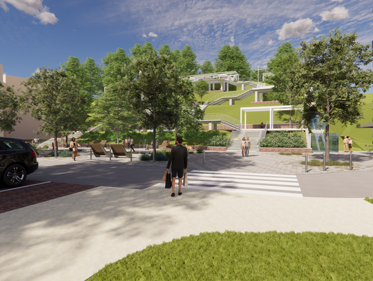 Schody Donikąd wizualizacja Schody Donikąd wizualizacja